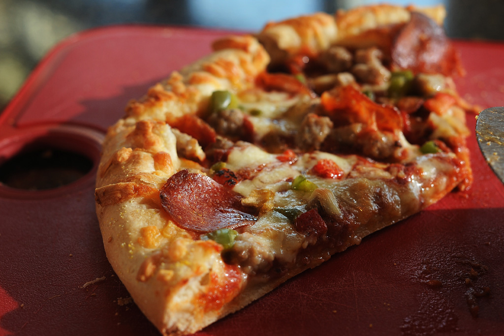 shelf stable pizza lasts up to three years