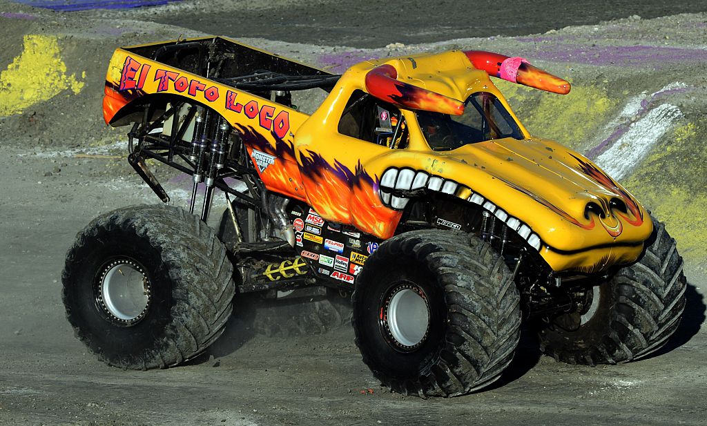 monster jam tires are hand made