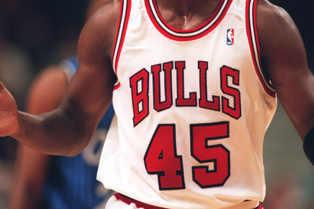 michael jordan jersey number
