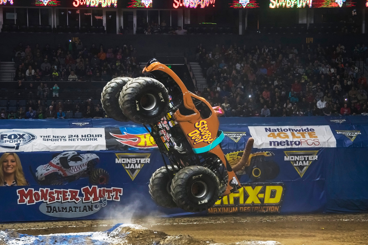 monster jam truck power airtime