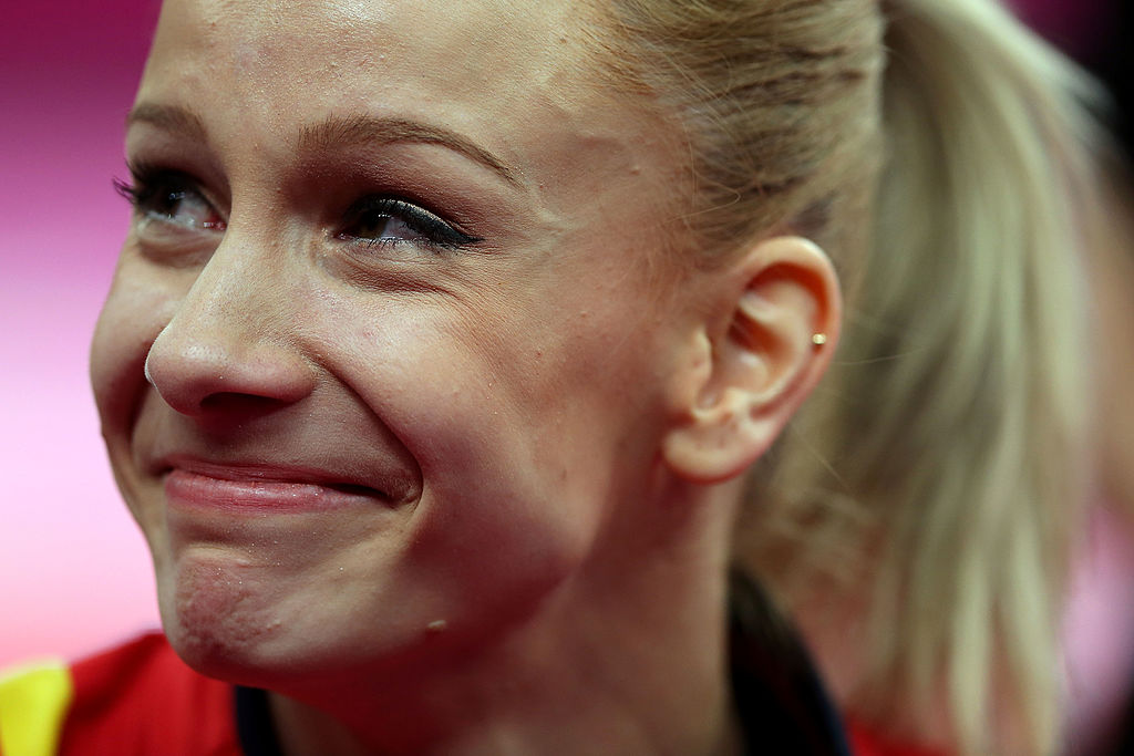 Crying Gymnast At London 2012 Games 
