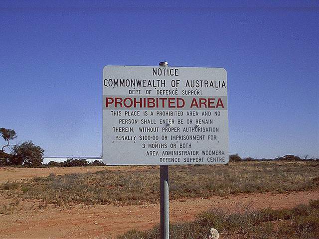 secret places woomera test range australia
