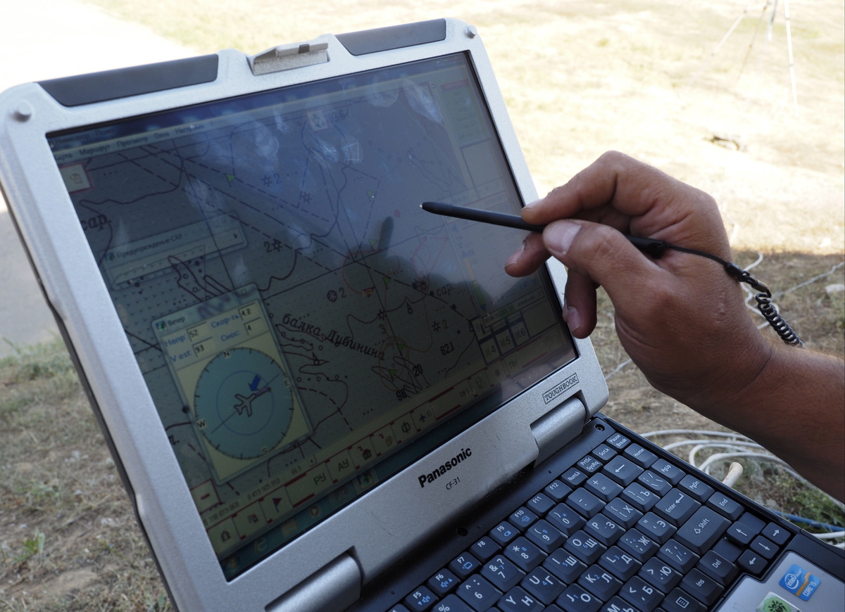 A GPS military exercise held by Russian Southern Military District Troops