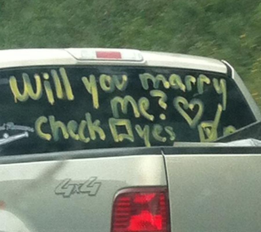 truck proposal spray paint