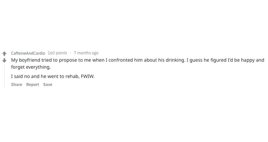 proposal reddit drinking