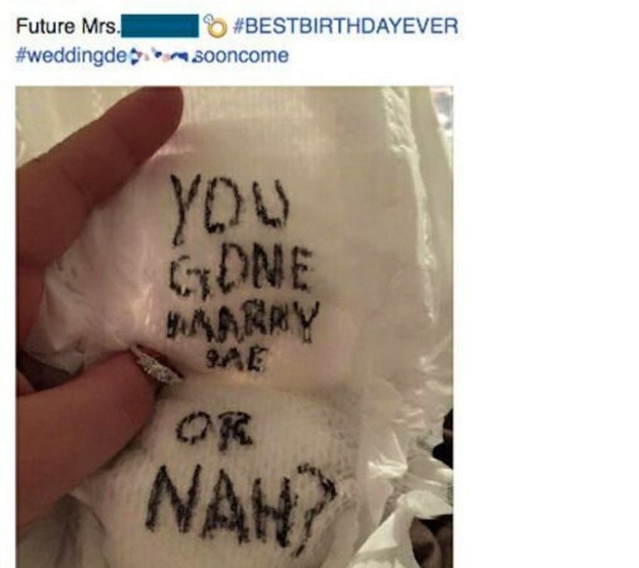 pad proposal marry me or nah