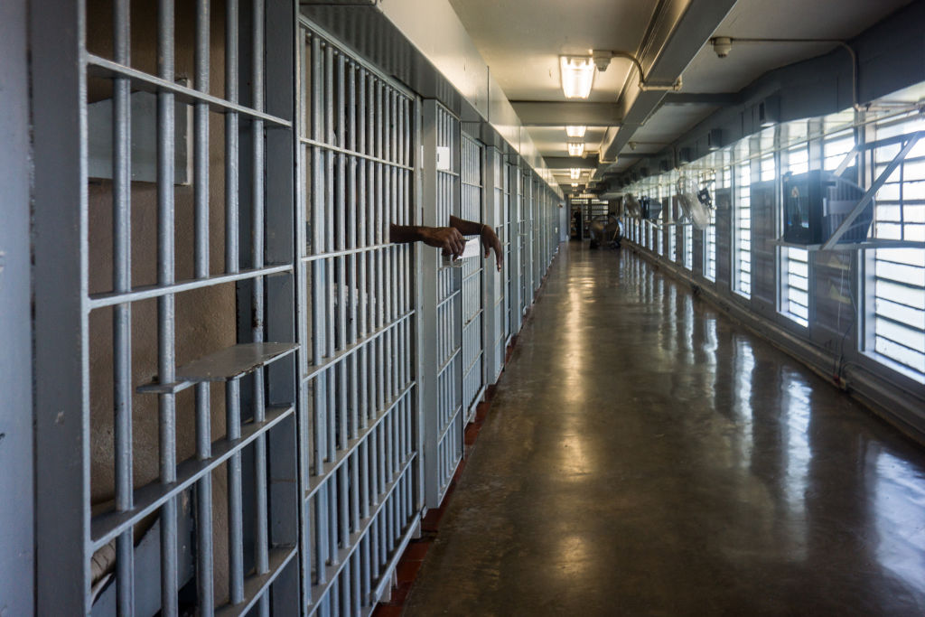 Interior of a prison 