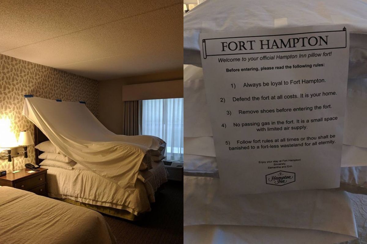 hotel fort at the Hampton Inn