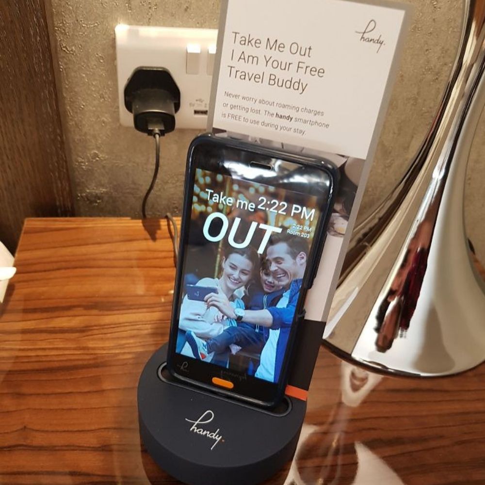 free phone to use while staying at hotel