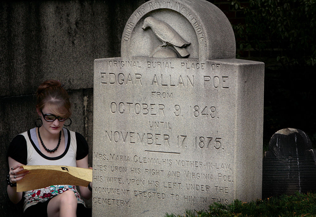 haunted edgar allan poe grave