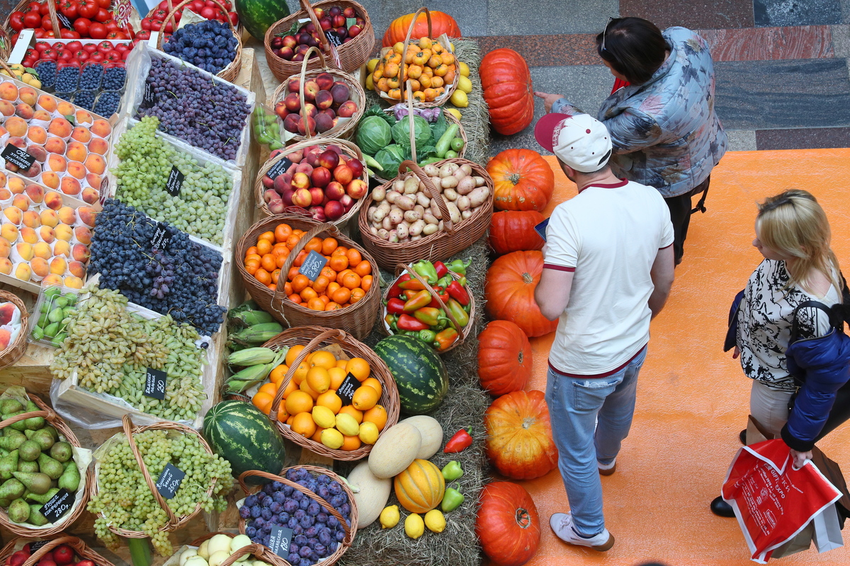pumpkins and veggies