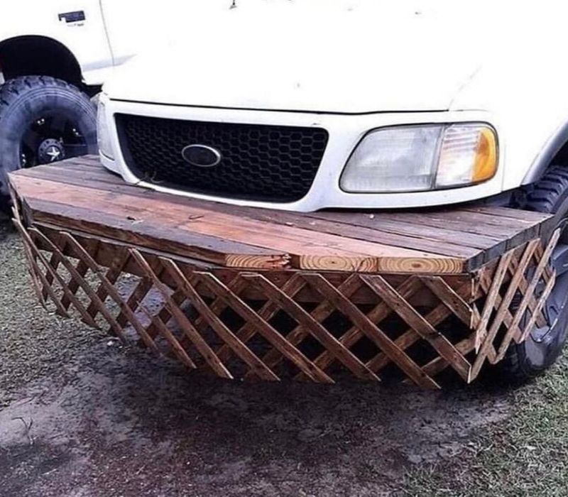 truck with bumper