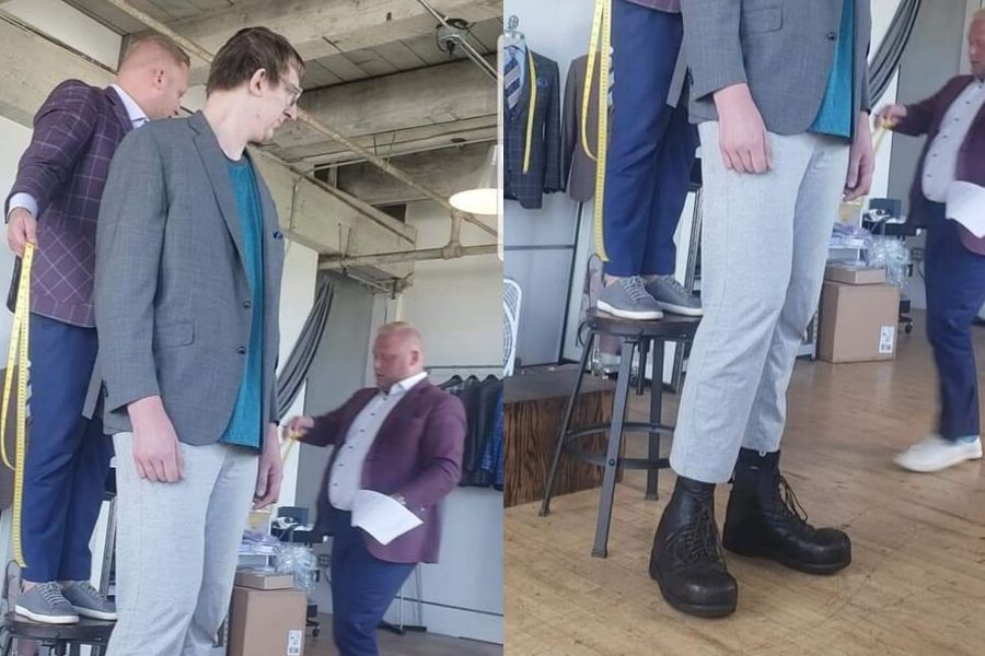 dude at the tailor