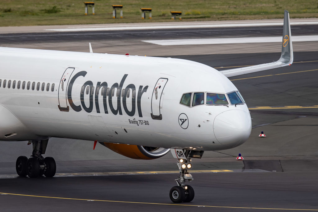 A Plane On The Runway