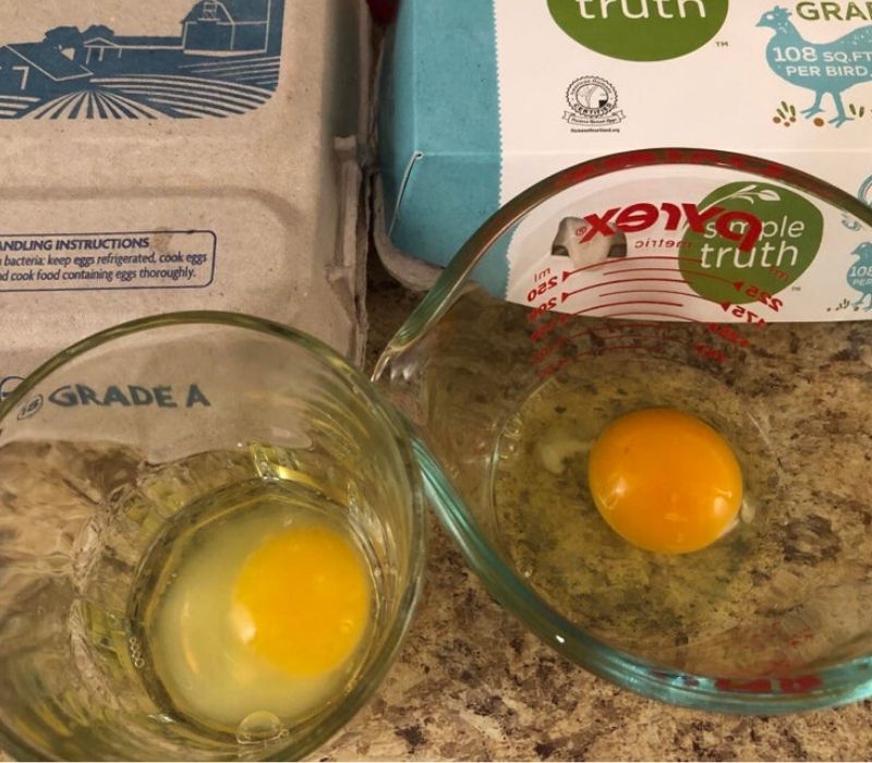 good egg versus bad egg