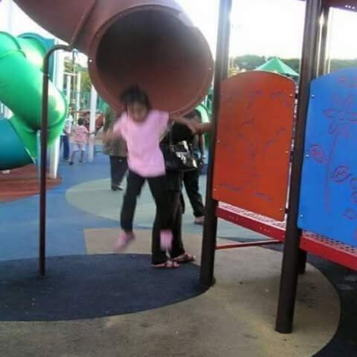 slide drop to the bottom