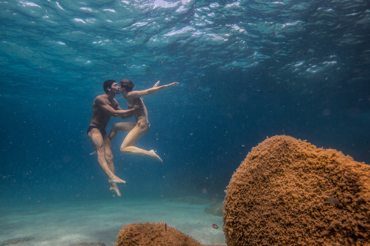 Federica Pellegrini and Filippo Magnini