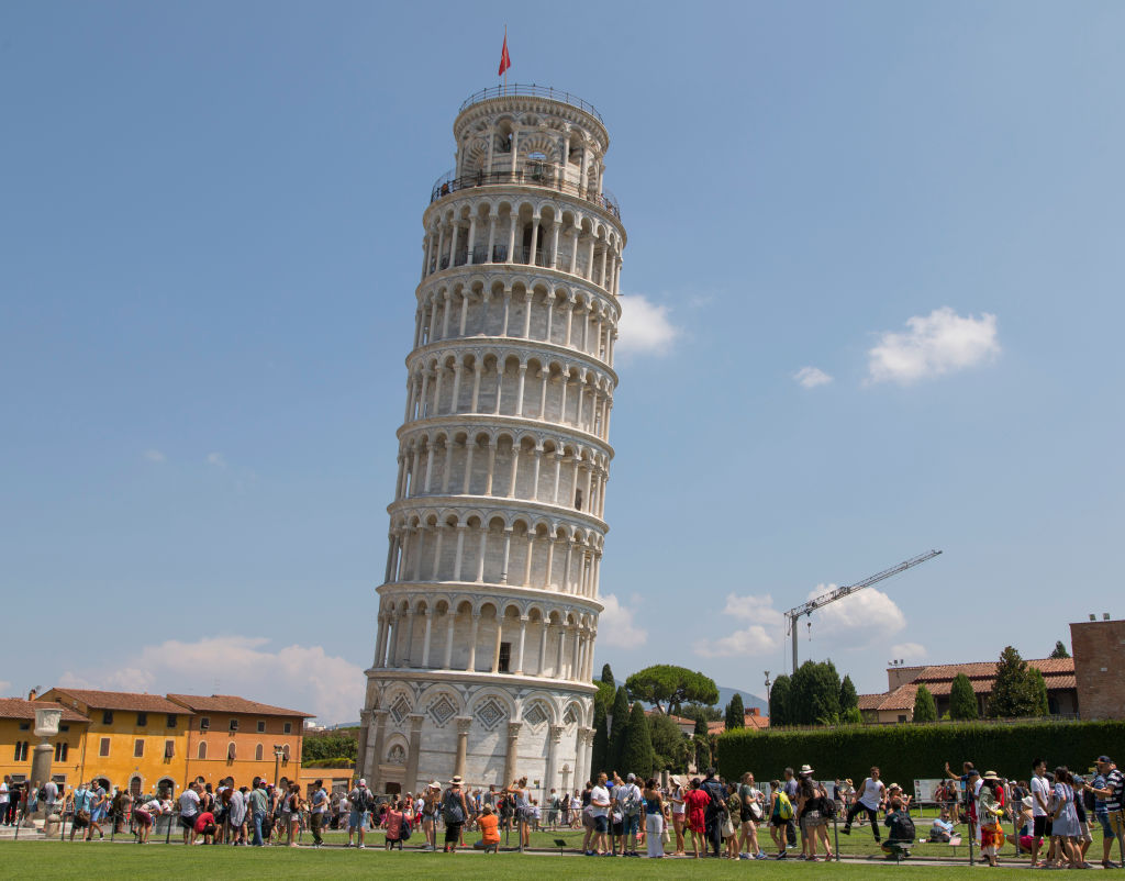The Leaning Tower Of Pisa In Italy Is Best Viewed From Afar