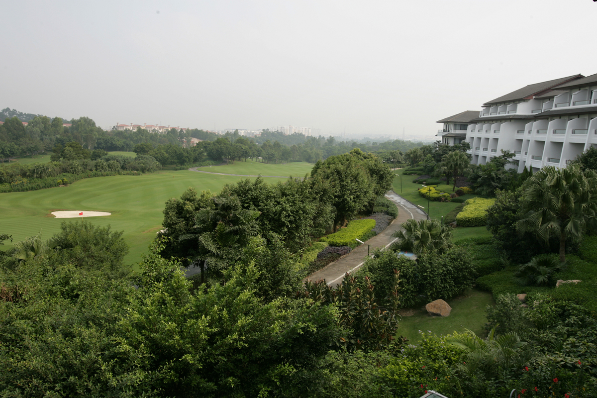 Golf course at Mission Hills Golf Club in Mission Hills Road, Shenzhen.