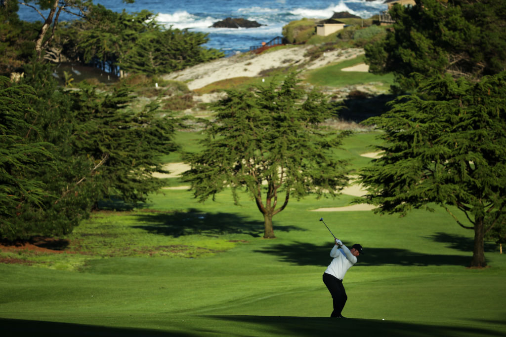 third round of the AT&T Pebble Beach Pro-Am at Spyglass Hill Golf Course