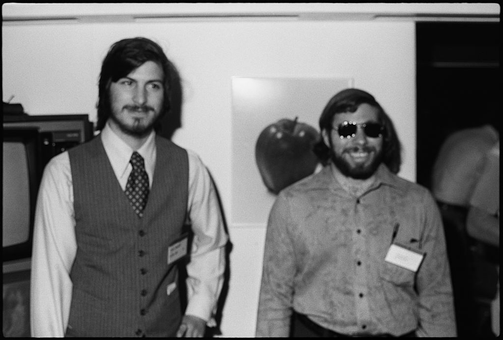 steve jobs and steve wozniak at the first west coast computer faire