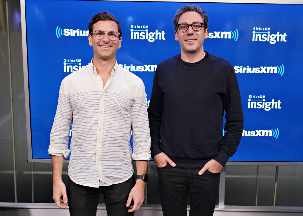 warby parker co-founders neil blumenthal and dave gilboa at siriusxm