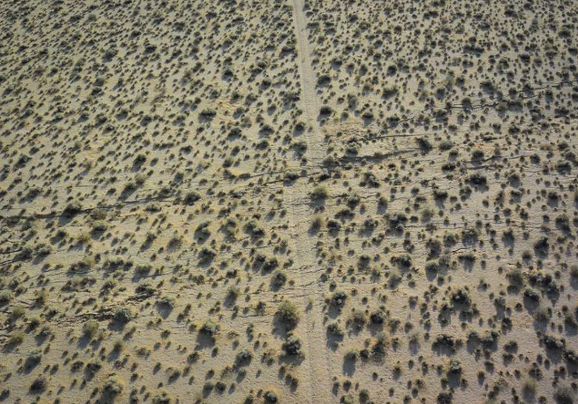 road is misaligned near fault line