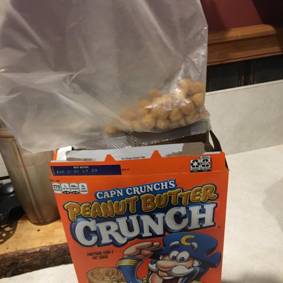 capn crunch barely any left