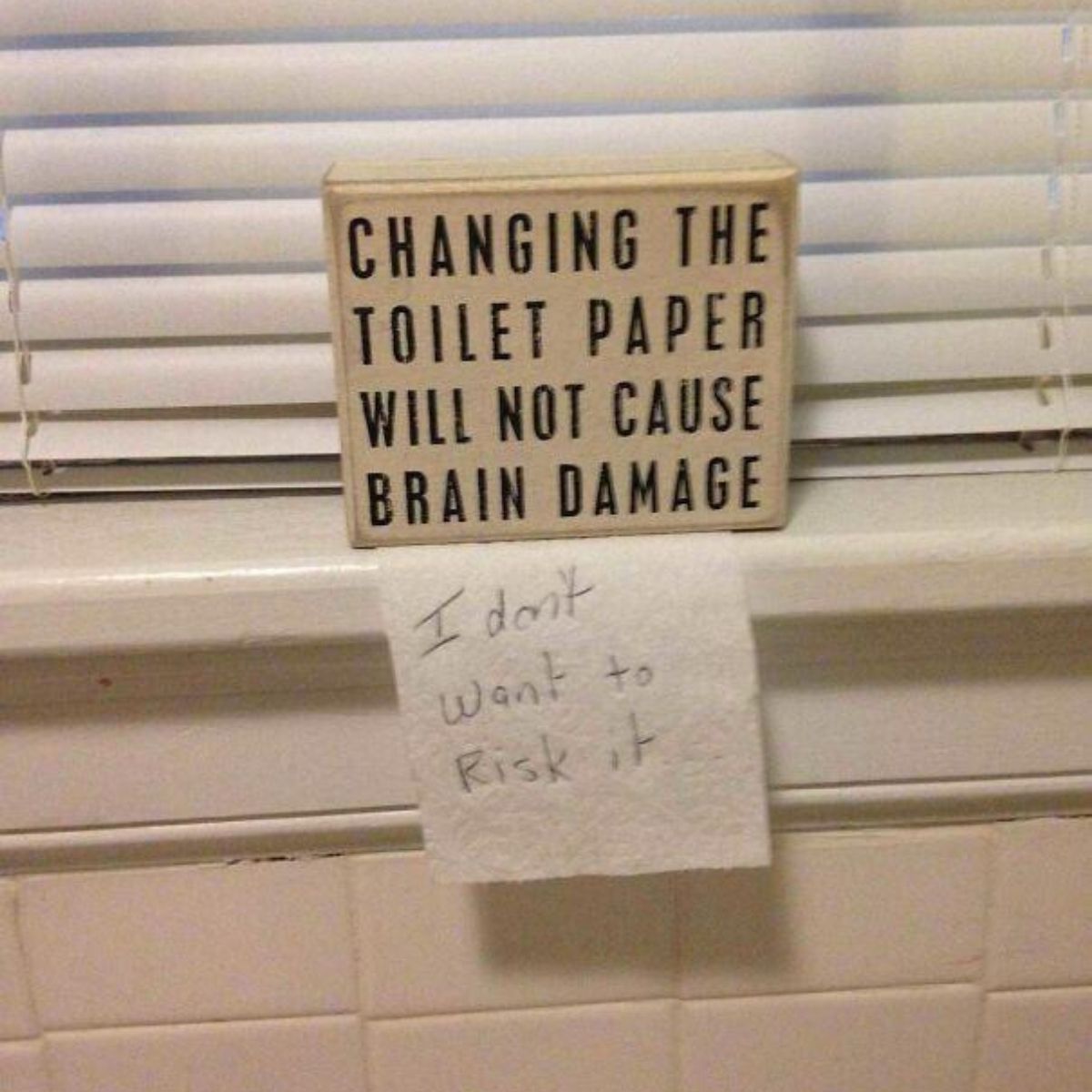 toilet paper wars causing brain damage