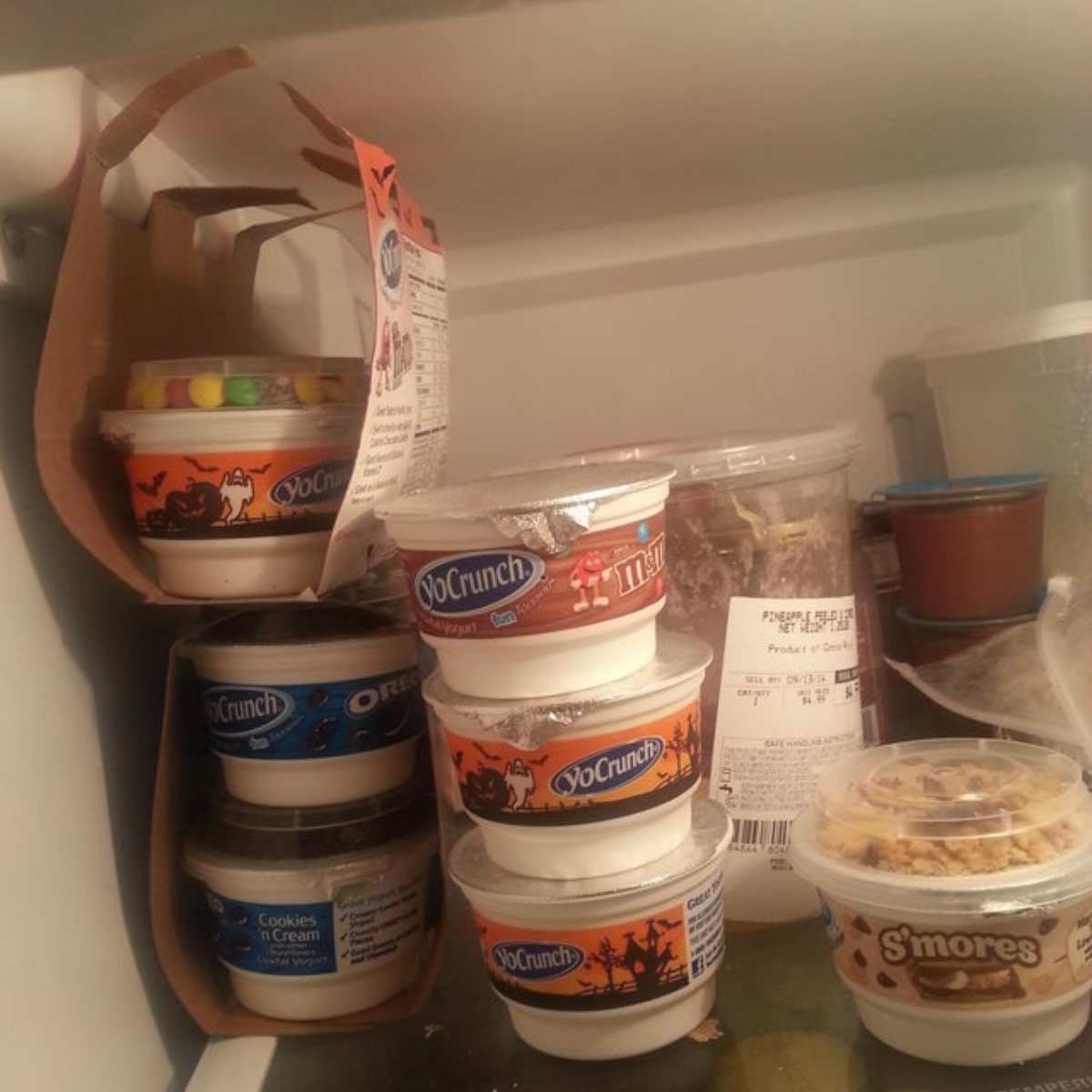 sister that is a yogurt topping thief