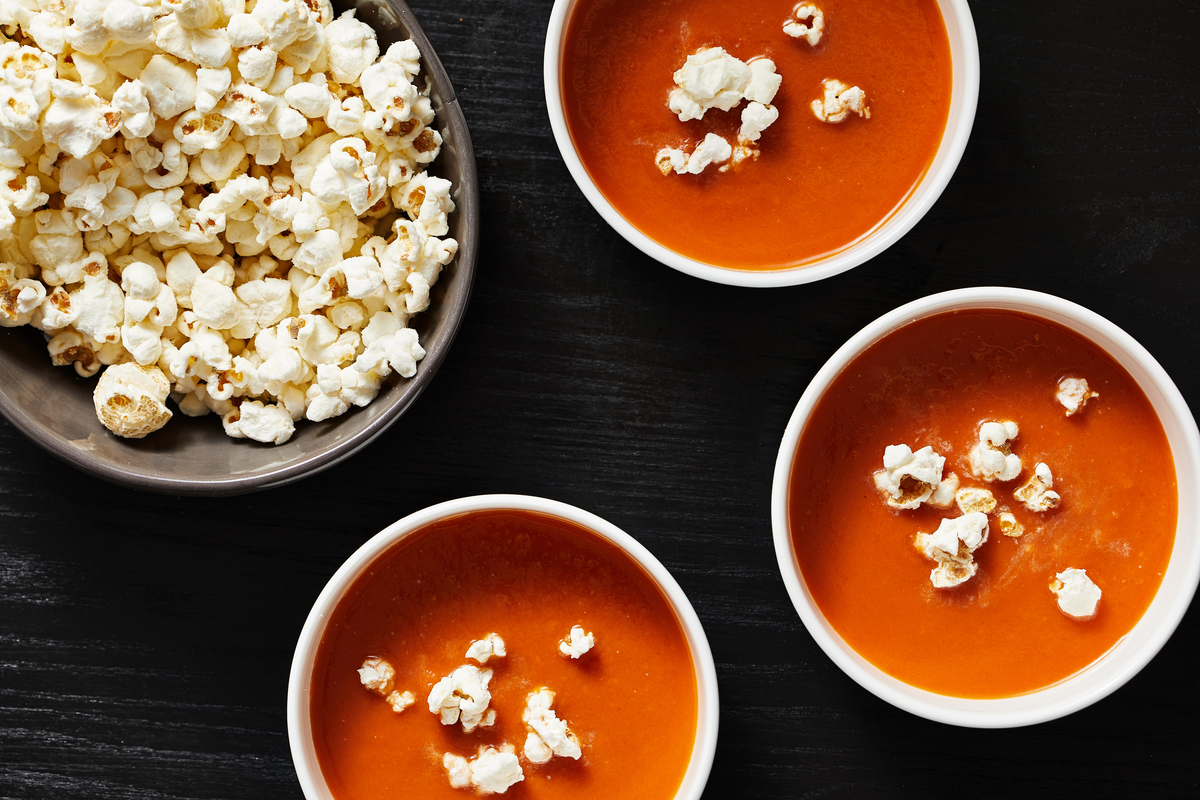 Food Section full of popcorn