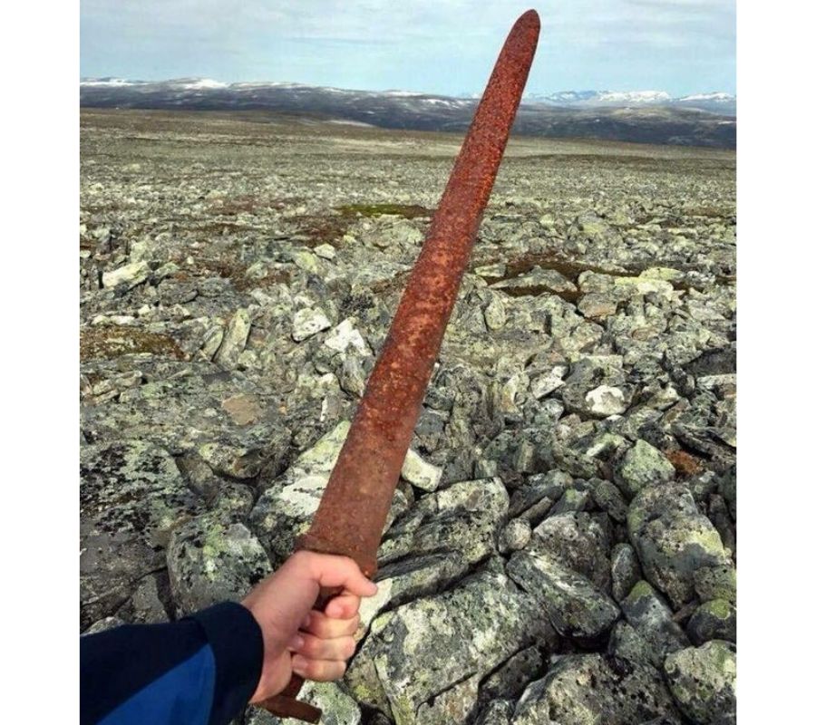 an old viking sword