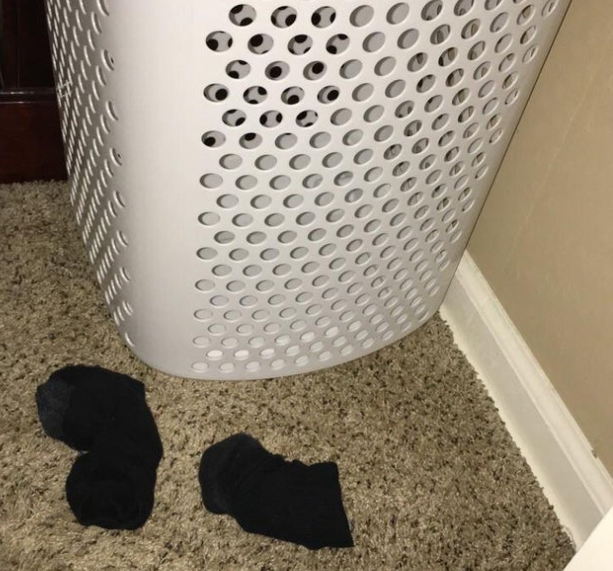 socks in a basket