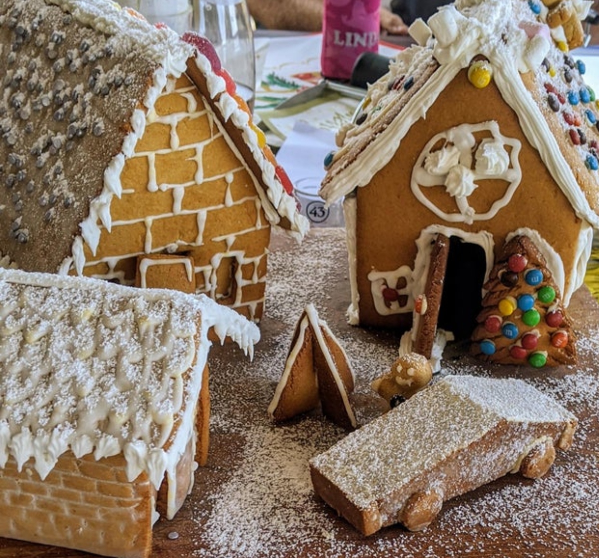 gingerbread village