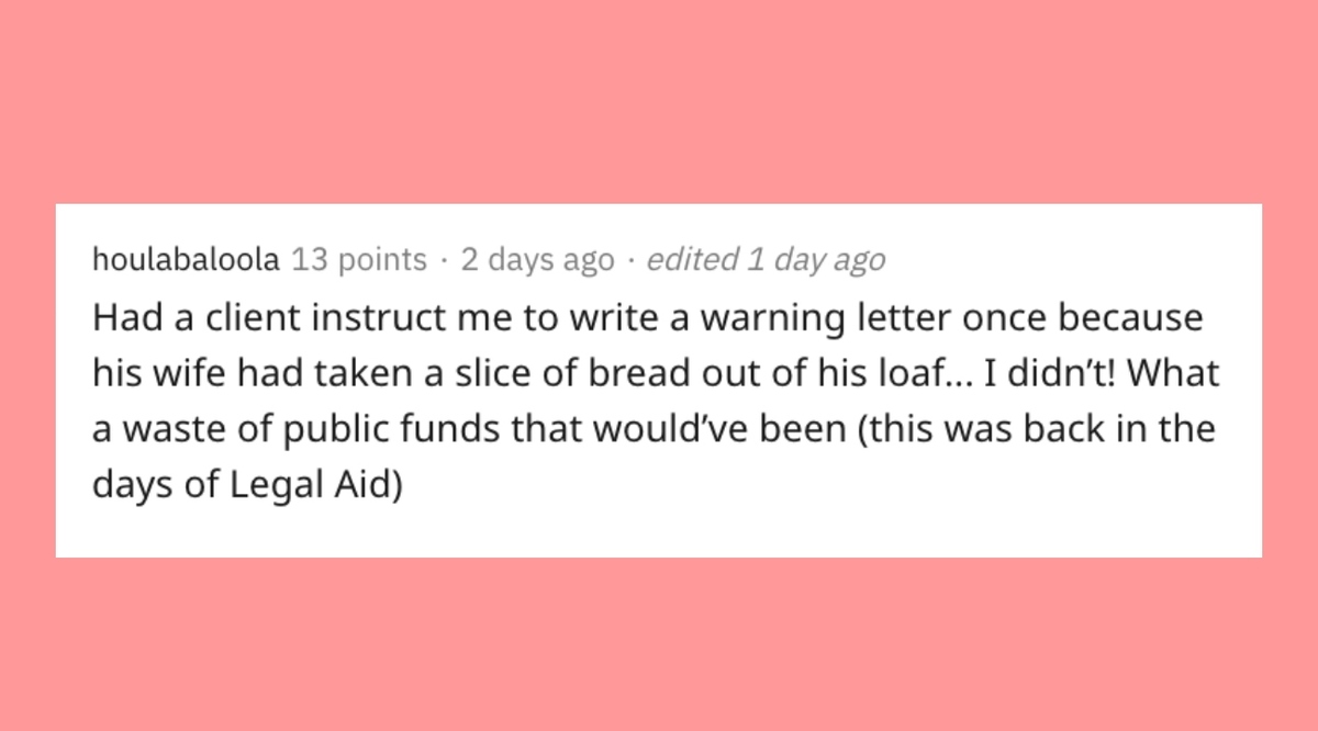 wanring letter over bread