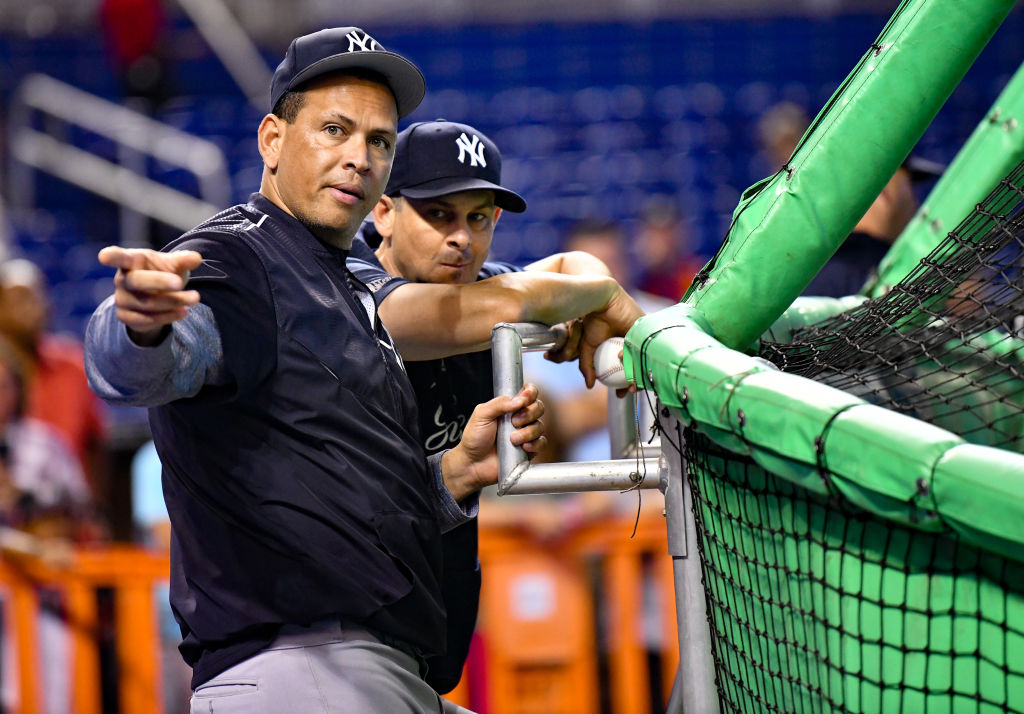 alex rodriguez with the yankees in 2018 