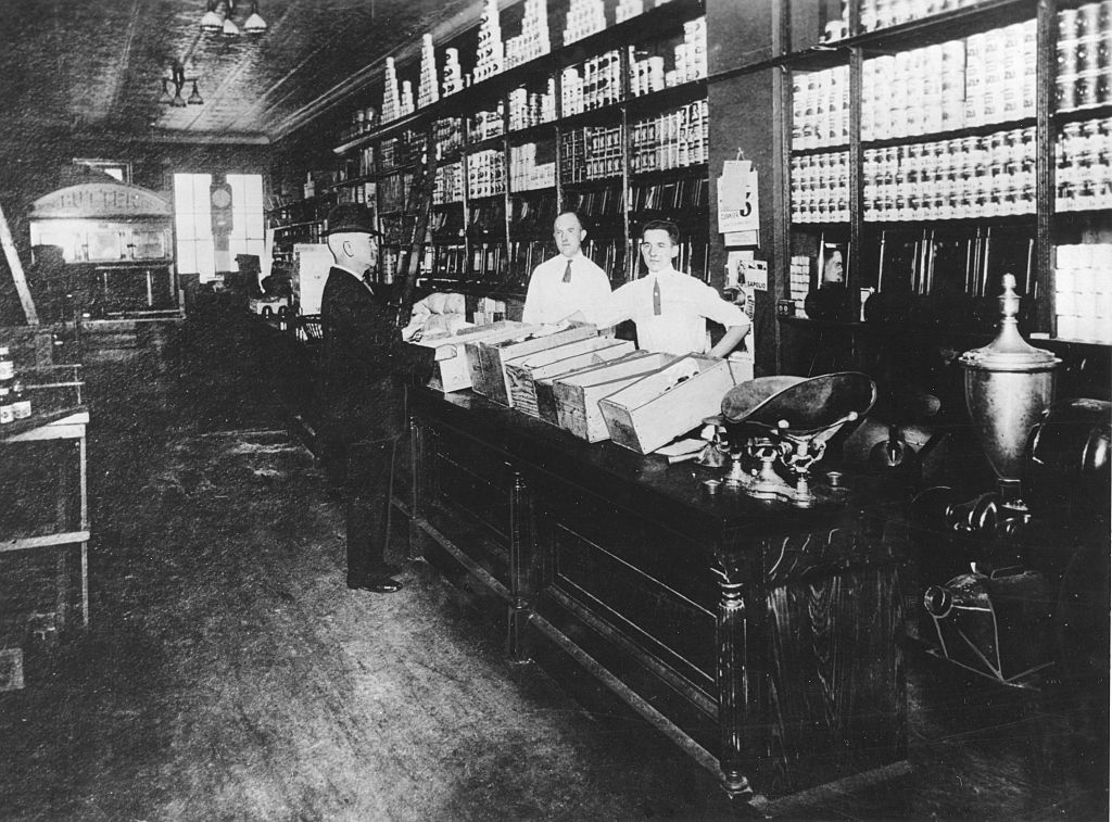Store clerks in ties