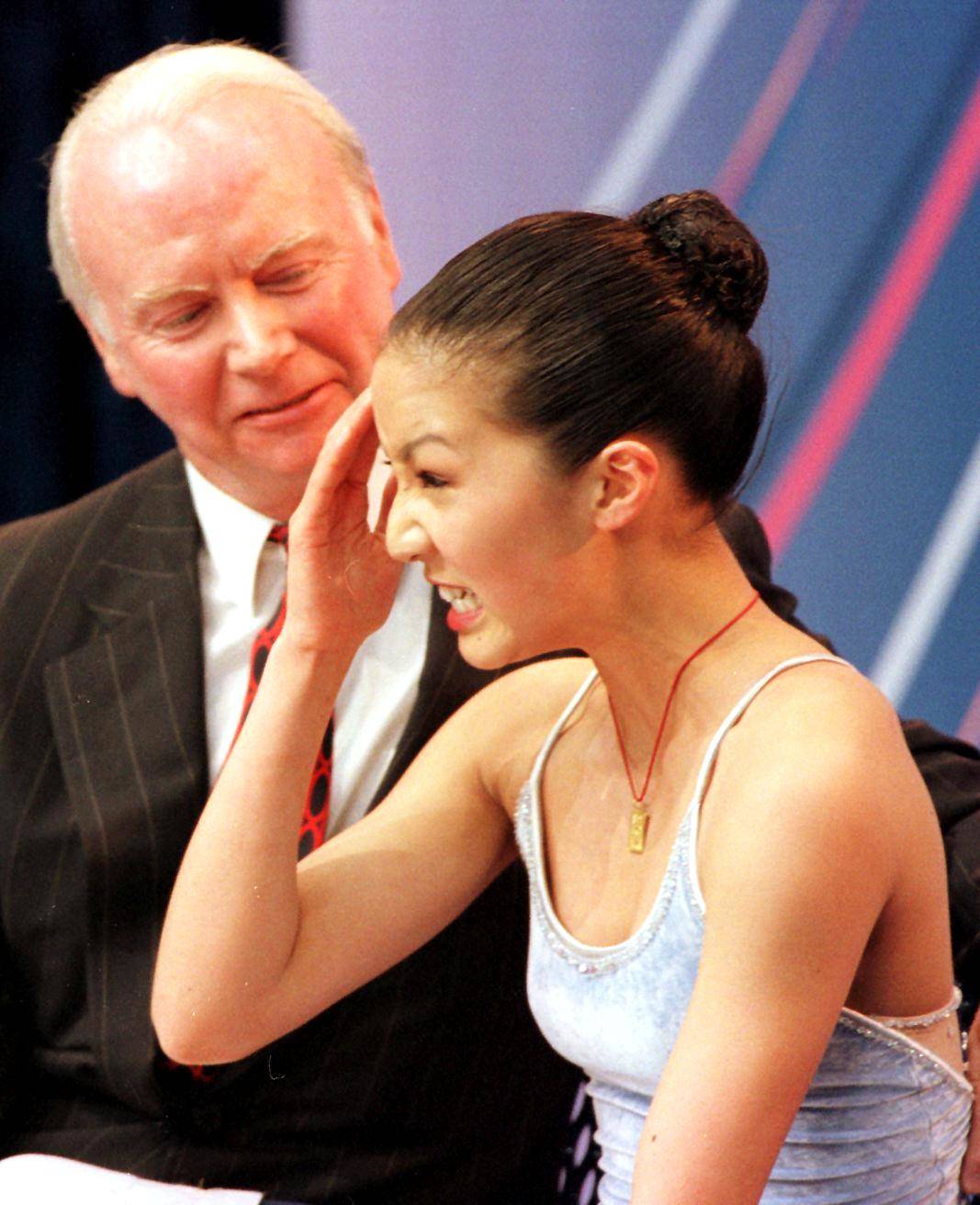 michelle kwan getting upset