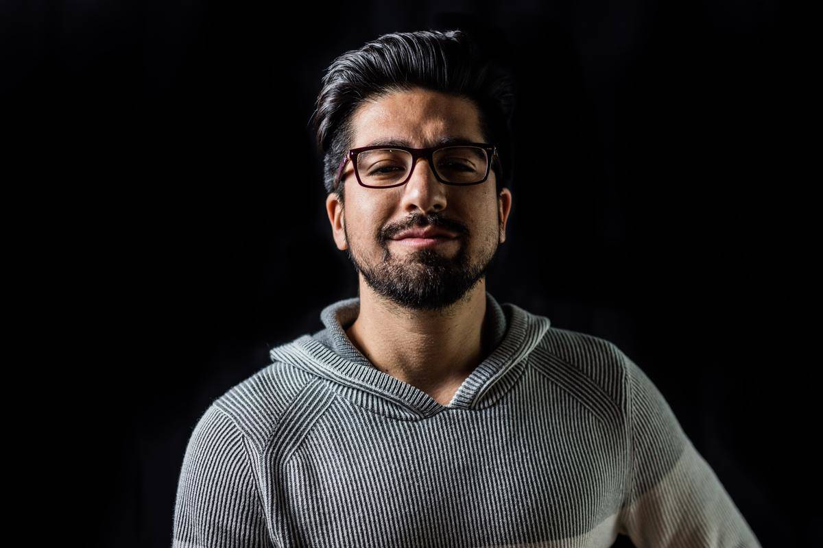 portrait of confident-looking man