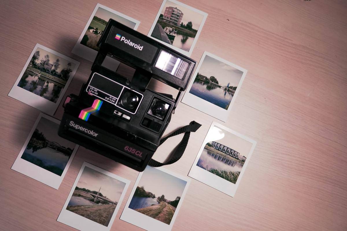 a Polaroid