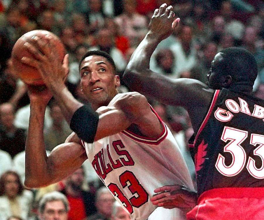 pippen being defended