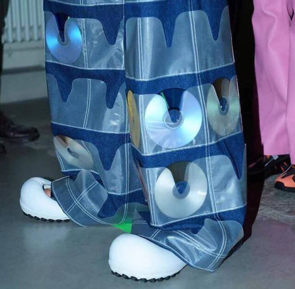 pants with slots for CDs