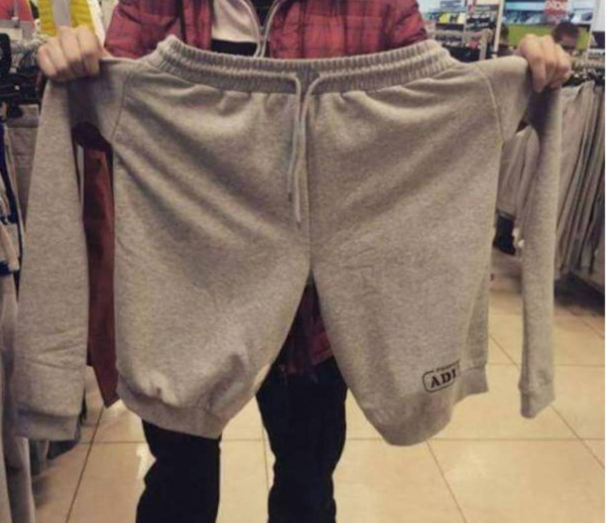 shorts with a set of sleeves