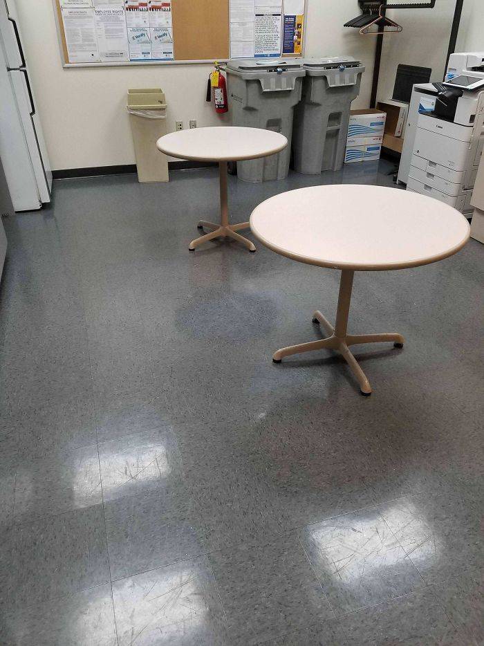 two tables
