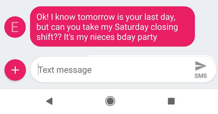pink text