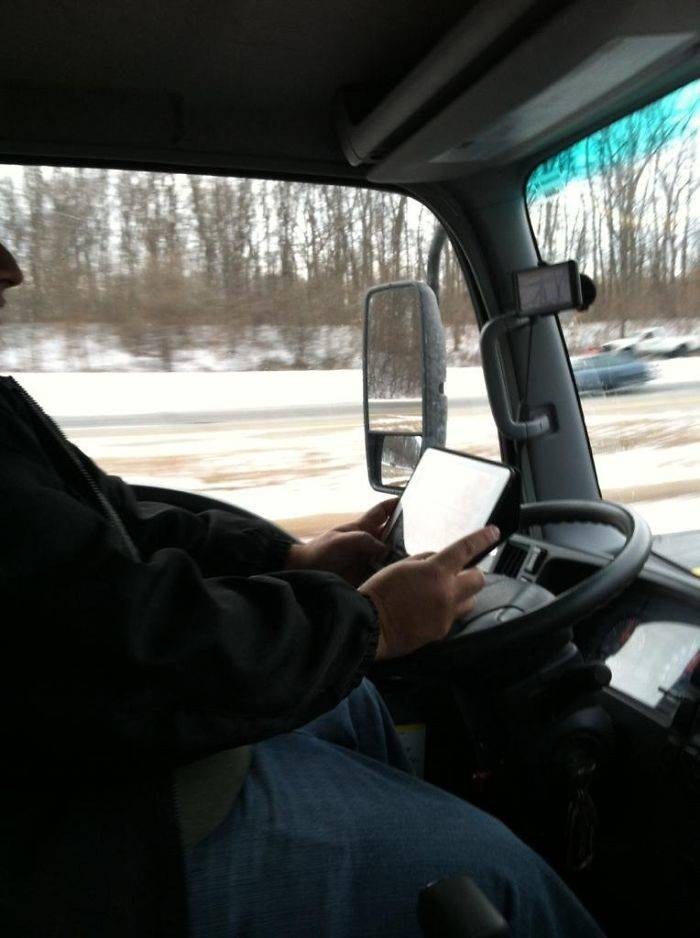 truck driver screen