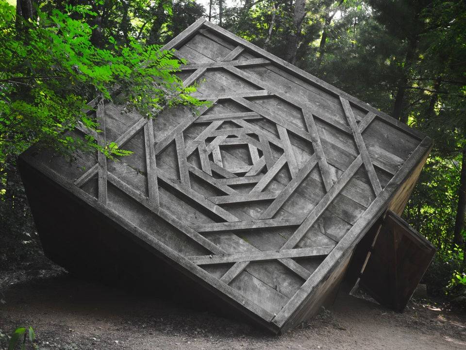 sculpture in the woods 