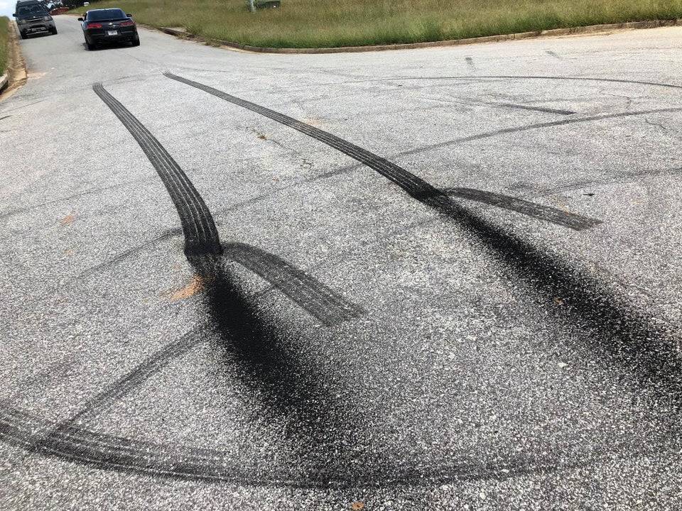 skid marks look 3D