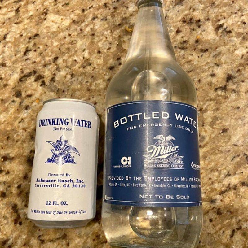Miller made water in case of a natural disaster