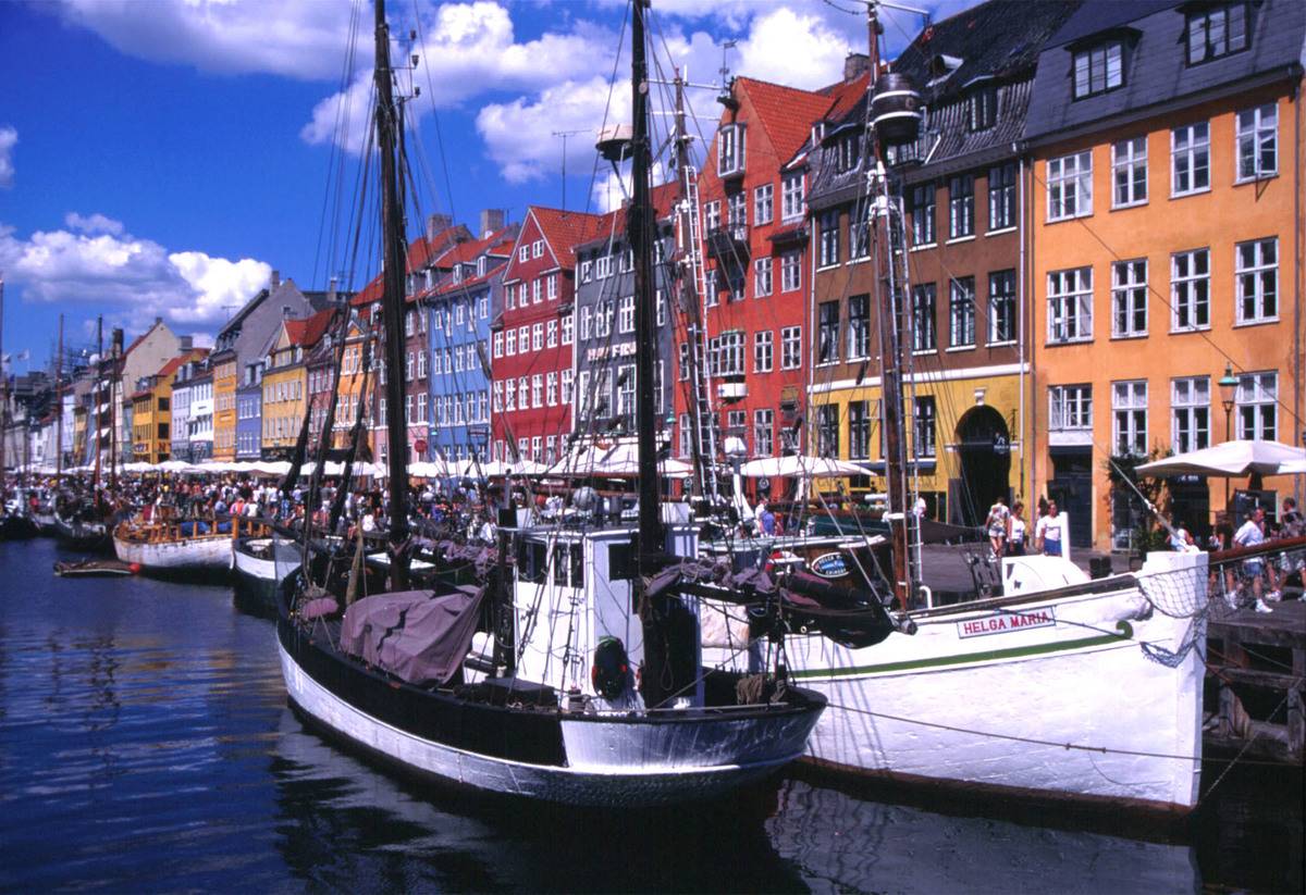Nyhavn harbour in Copenhagen